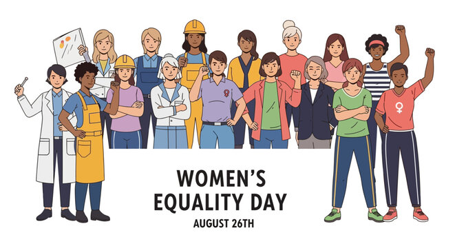 Women's Equality Day Celebration with Diverse Professional Women Group