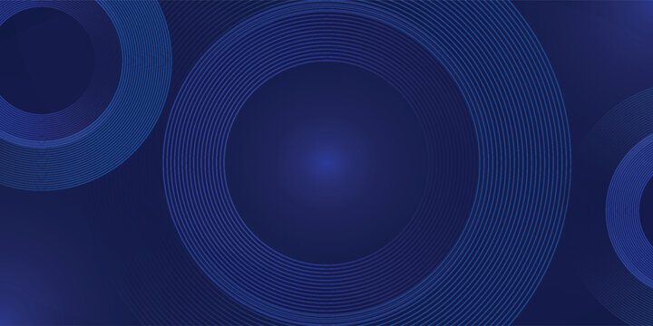 abstract dark blue flag background with glowing pink oval line patterns. Swirl ellipse line elements with circular motion effect. Perfect for digital presentations,