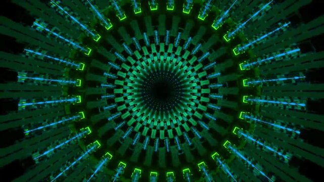 Infinite Psychedelic Abstract Fractal Geometry in Ultra HD 4K