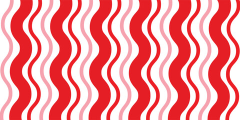 Obraz premium Candy cane Christmas background, peppermint diagonal stripes print seamless pattern