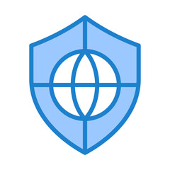 Dns Icon - Duotone Blue Color © anilofex
