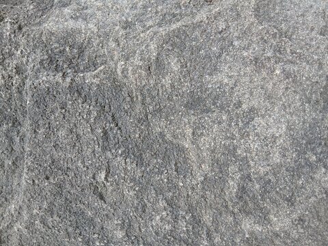 Natural Gray Stone Wall Texture Background With Rough Rock Surface