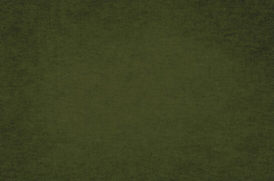 Dark olive green paper background with vertical striped texture and vintage appearance for decorative designs. Luxury background of dark olive velvet. Military Green
