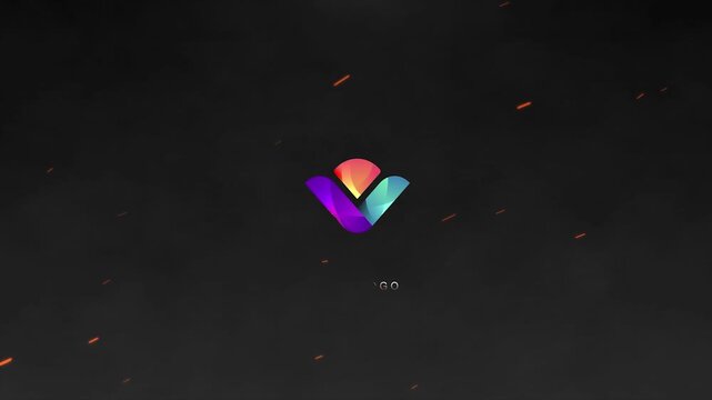 3d render of a 4k ultra hd cinematic modern logo intro animation. present your brand with professional style.