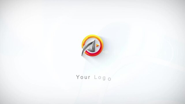 3d render of a 4k ultra hd cinematic modern logo intro animation. present your brand with professional style.