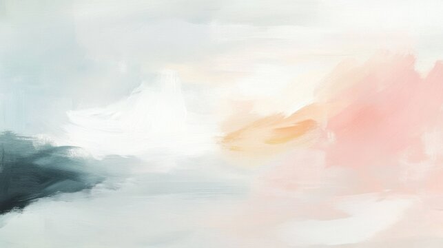 Abstract art creation studio digital artwork tranquil environment aerial view inspiration through color
