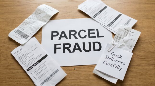 Parcel Fraud Awareness with Tracking and Delivery Documents