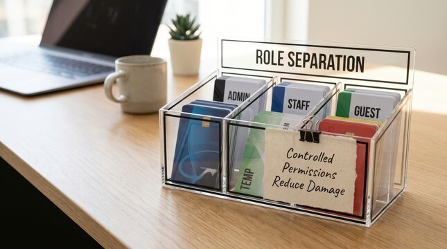Role Separation for Cybersecurity and Privacy Management