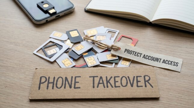 Phone Takeover Scam Awareness with SIM Cards