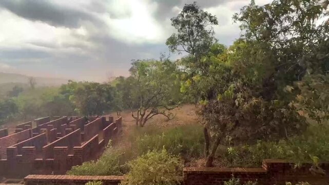 Intense Konkan dust storm timelapse with giant black clouds in stunning 4K