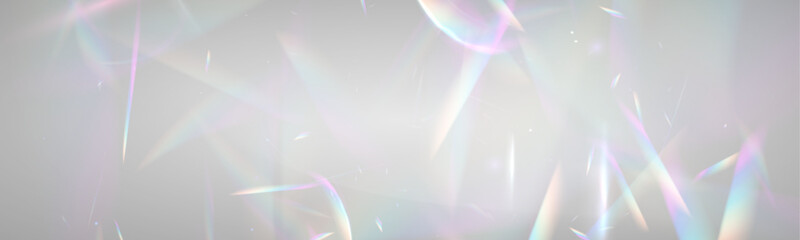 Obraz premium Rainbow crystal prism bends neon diamond light across glass glitter near sun rays. PNG vector lens records sparkle beside glowing glare and brilliant flare effect. Sunlight forms a vivid ray.