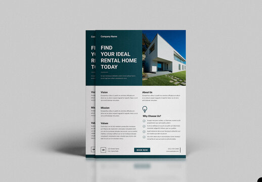 Ideal Rental Home Flyer Template