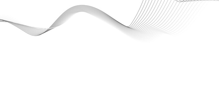 abstract gray flowing wave line background with smooth dynamic curves minimal modern technology and elegant digital motion design