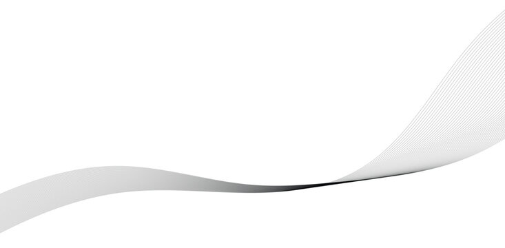 abstract white and gray wave background with smooth flowing curves minimal modern banner design and elegant paper cut style texture