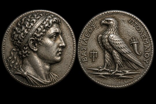 Ptolemy III Euergetes silver tetradrachm from Alexandria Egypt