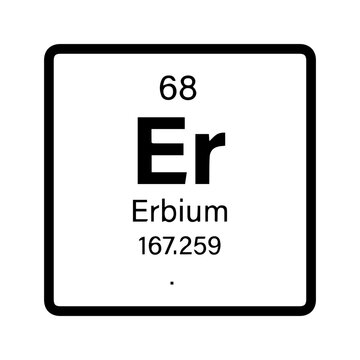 Erbium Atomic Symbol