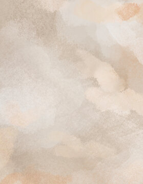 Minimal neutral abstract texture background with soft beige and cream watercolor tones. Elegant hand painted digital artwork suitable for branding, packaging, social media, wallpaper, modern minimal