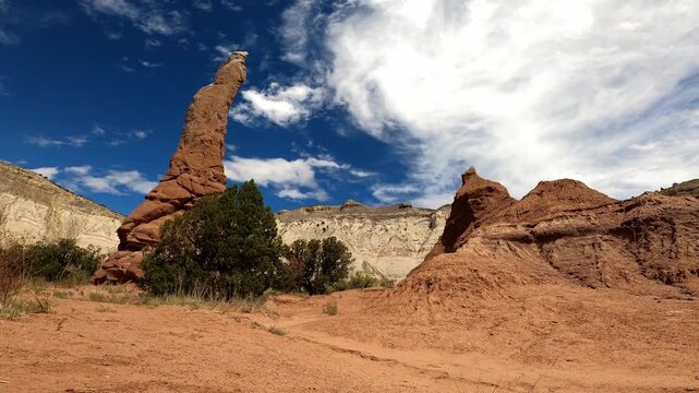 Utah 0602 Kodachrome Basin monolithic stone spires sandstone spires and columns called sand pipes or clastic dikes