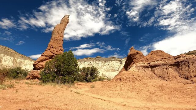 Utah 0603 Kodachrome Basin monolithic stone spires sandstone spires and columns called sand pipes or clastic dikes