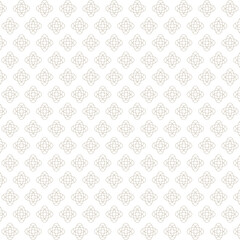 Fototapeta premium Luxury geometric ornamental gold pattern. Elegant outline creative rich background. Monochrome linear texture. Endless unusual print