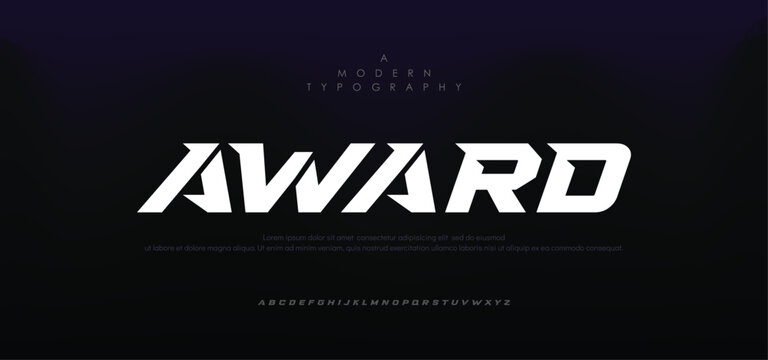 Sport Modern Italic Alphabet Font. Typography urban style fonts for technology, digital, movie logo. vector illustration