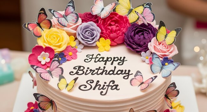 Sweet Wishes for Shifa
Butterfly Dream Cake
Blossom & Butterflies Birthday