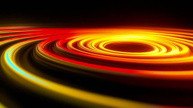 Vibrant swirling abstract light pattern background.