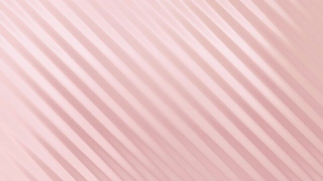 Rose Gold Luxury Gradient Stripes Sliding Diagonally, Premium Abstract Loop Background for Elegant Branding