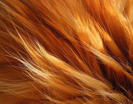 Close-up of brown fur texture.