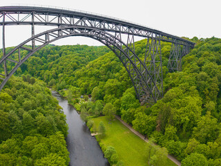 Fototapeta premium This bridge which connect Solingen and Burscheid which is the highest train bridge in Germany