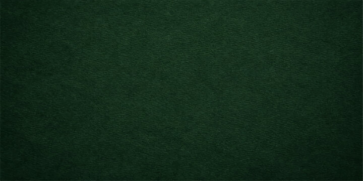 A dark green textured paper and felt material backdrop with a macro pattern surface resembles an old poker table cloth or a blank canvas wallpaper design