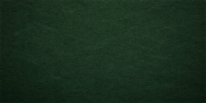 A blank dark green felt fabric texture forms an empty textured surface backdrop, perfect as a poker table cloth background or wallpaper pattern design
