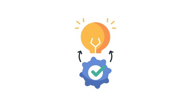 Creative Execution Animated Video Icon