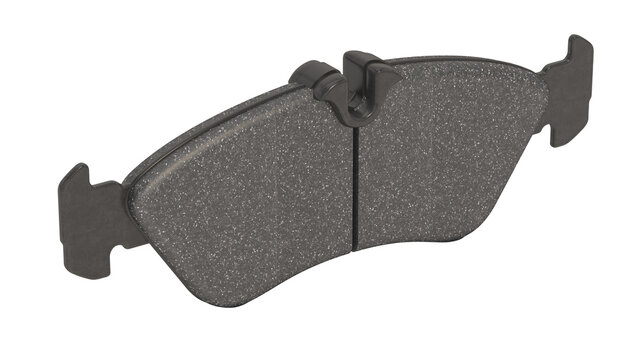 Brake pad isolated on transparent background. 3D illustration
