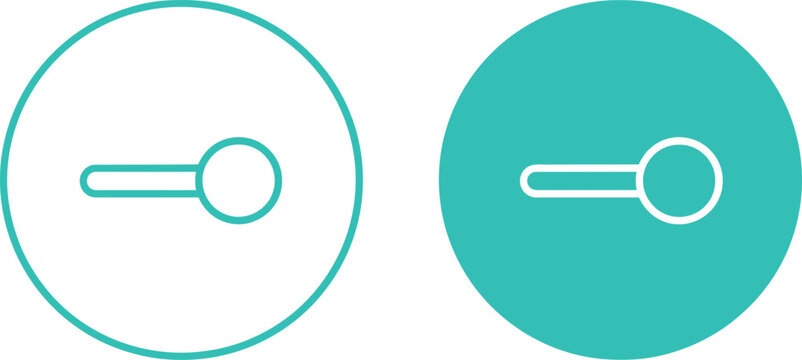 Modern toggle switch icons for user interface navigation and mobile application settings control system features