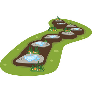 Stone Steps Illustration