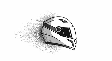 Racing Helmet Dissolving © Ahda