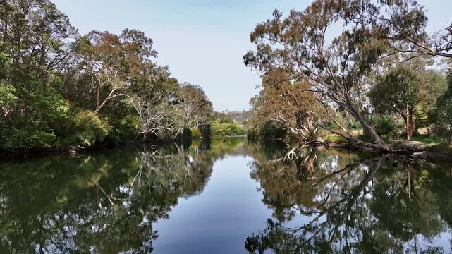 Cinematic aerial footage of Alexandra Victoria Australia