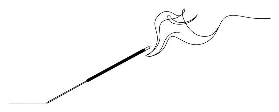 burning incense stick