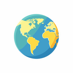 Obraz premium Stylized Globe Illustration