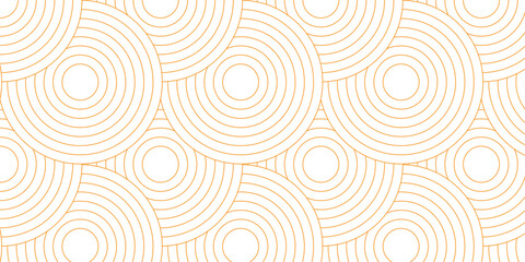 Fototapeta premium Techno abstract background overlap layer on space with glowing seamless circles shape decoration. Vector minimal overlapping colorful repeating overlap fabric floral.