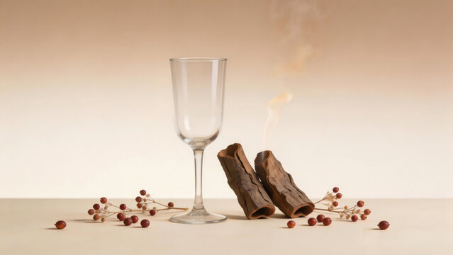 TCM Brand Visual, Prepared Polygonatum with Chinese Refined Aesthetic and Natural Healing Atmosphere	