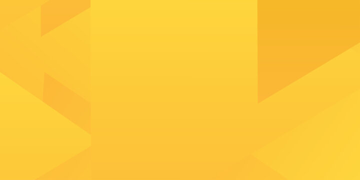 Yellow polygon abstract modern. Polygonal geometric triangle background. Modern lemon orange color. Fresh business banner for sales, event, holiday, party.  Fast moving 3d lines with soft shadow .