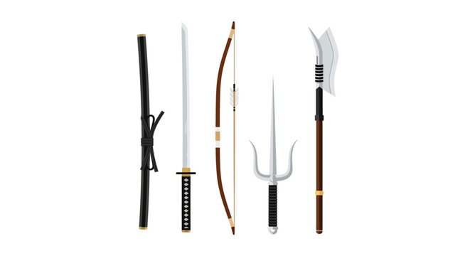 Collection of Japanese and Asian Martial Arts Weapons