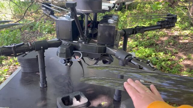 Large Ukrainian bomber drone