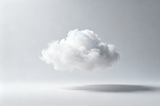 Single cloud in minimalist setting