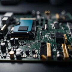 Fototapeta premium Modern Motherboard
