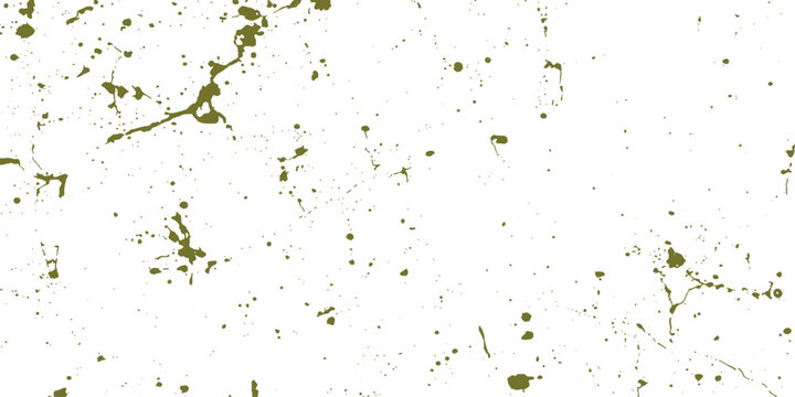 olive Distressed Texture Background With White Splatter Overlay and Rough Grunge Surface Design