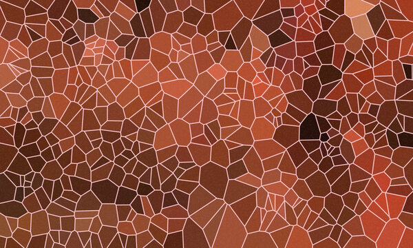 Colorful mosaic. Abstract background with triangle pattern looking like stained glass. Polygon pattern low poly triangle shape. Vector multicolored geometric gradient. Сrystalline structure, crystals