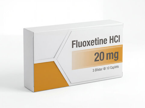 Fluoxetine HCl 20mg Antidepressant Medication with Blister Packs